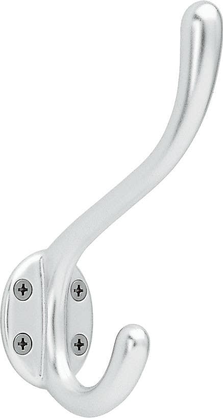 Peter Pepper 2073 Hat & Coat Hook - Natural Anodized Aluminum