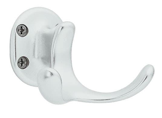 Peter Pepper 2075 Hat & Coat Hook - Natural Anodized Aluminum