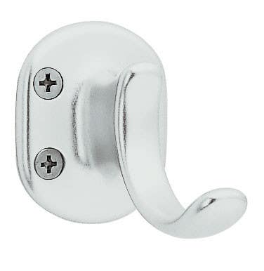Peter Pepper 2076 Hat & Coat Hook - Natural Anodized Aluminum
