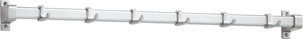 Peter Pepper 2148AL Hat & Coat Hook Bar with 6 Hooks