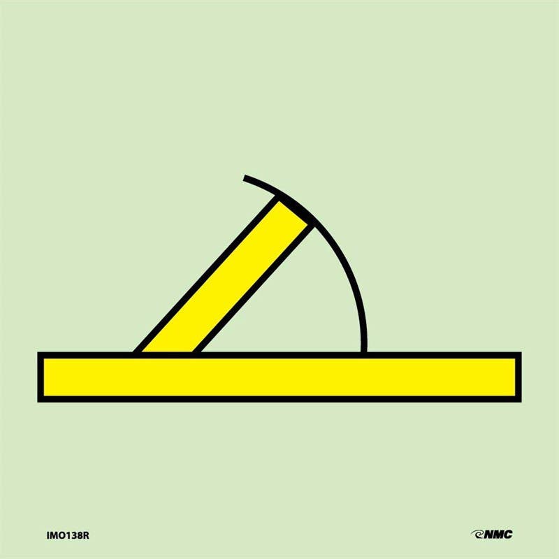 AccuformNMC MLMR982 IMO - Fire Control Equipment, 6" x 6"