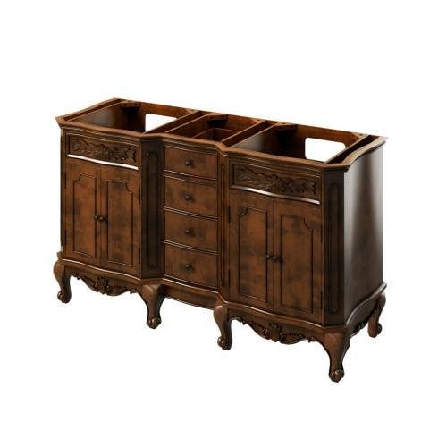 Jeffrey Alexander VKITCLA60NU Clairemont Vanity, Width-60", Vanity Finish-Nutmeg