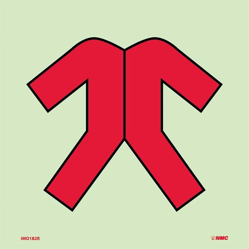 AccuformNMC MLMR939 IMO - Life Saving & Rescue Equipment, 6" x 6"