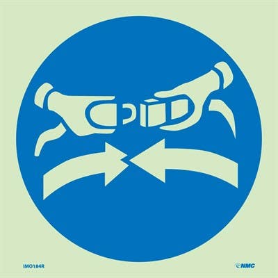 AccuformNMC MLMR200 IMO - Life Saving & Rescue Equipment, 6" x 6"