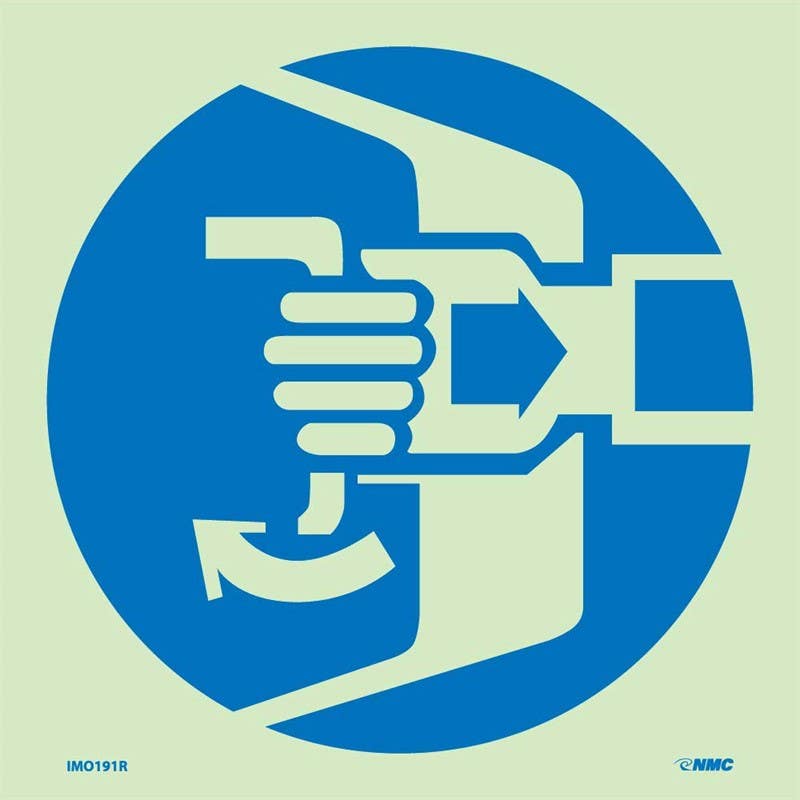 AccuformNMC MLMR202 IMO - Life Saving & Rescue Equipment, 6" x 6"