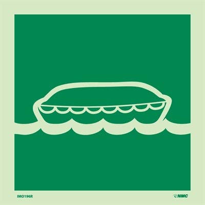 AccuformNMC MLMR100 IMO - Evacuation & First Aid, 6" x 6"