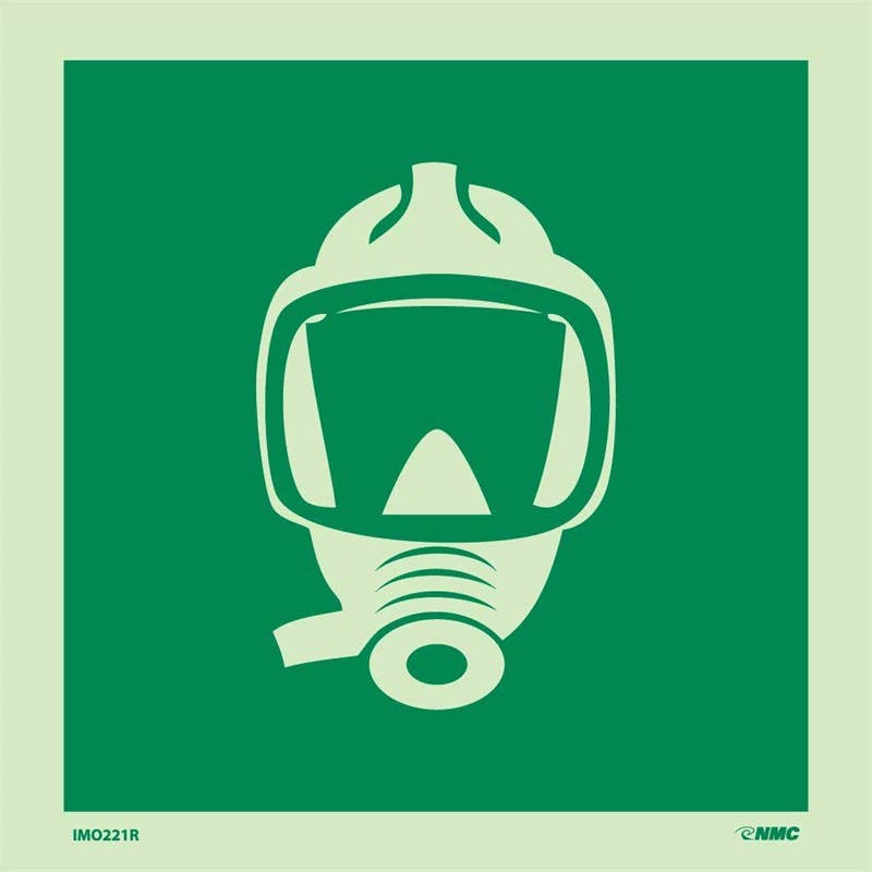 AccuformNMC MLMR937 IMO - Life Saving & Rescue Equipment, 6" x 6"