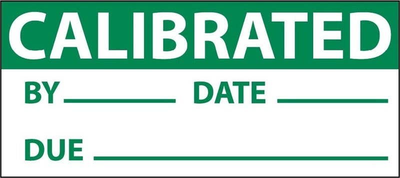 AccuformNMC LPC Production Control Labels, Calibrated, Adhesive Vinyl, 25/Pk