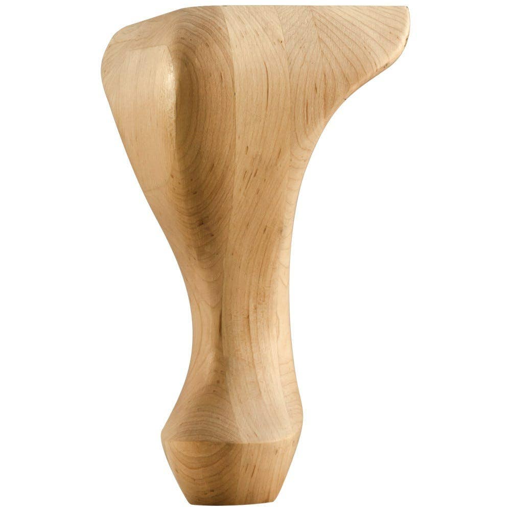 Hardware Resources WL Queen Anne Leg, 4 1/4" W x 4 1/4" D
