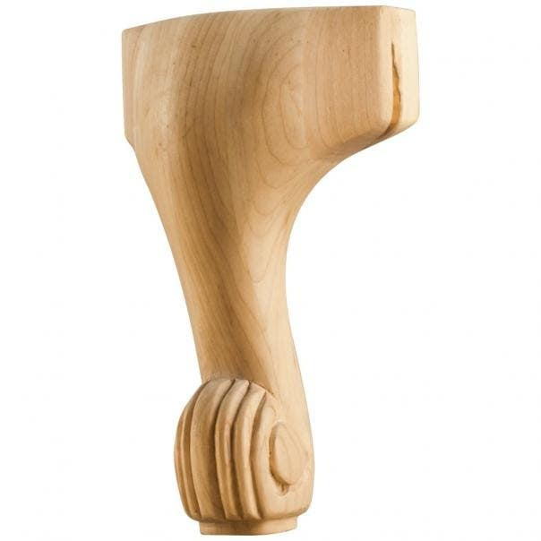 Hardware Resources WLFC French Cut Center Leg, 4 3/4" W