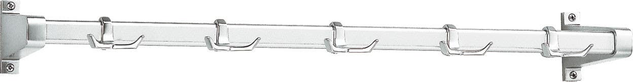 Peter Pepper 2150AL Hat & Coat Hook Bar with 5 Hooks