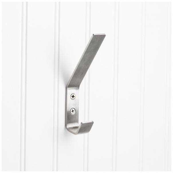 Elements YD35-556 Modern Double Prong Wall Mounted Hook