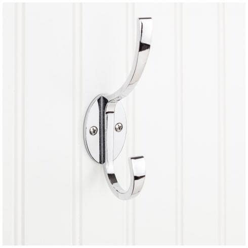 Elements YD55-587 Flared Transitional Double Prong Wall Mounted Hook