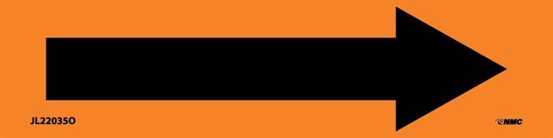 AccuformNMC LELC Voltage Marker, Graphic Arrow, Adhesive Vinyl