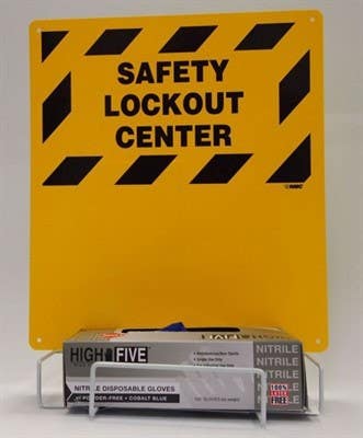AccuformNMC LORK2 Electrical Lockout, Backboard & Rack, 16" x 14"