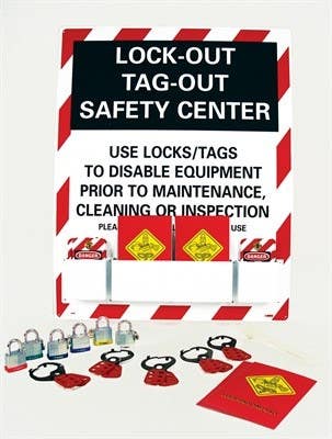 AccuformNMC KST Heavy-Duty Aluminum Big Pocket Lockout Board