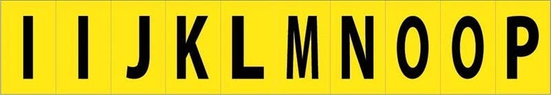 AccuformNMC LPS11 Self-Adhesive Letter Card, 1", 10 Letters/Card, PS Cloth