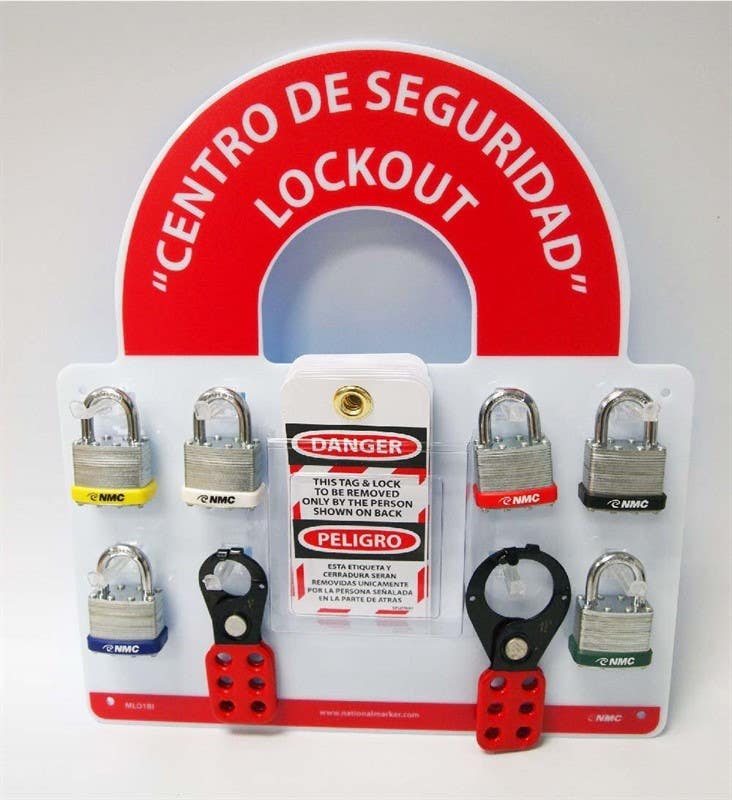 AccuformNMC MLO1BI Lockout Center, Bilingual, Fully Equipped