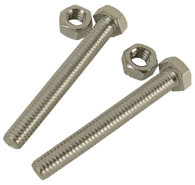 AccuformNMC HFN208 Accessories, Traffic Sign Mounting Bolts and Nuts, 2" x 5/16", 2/Pk