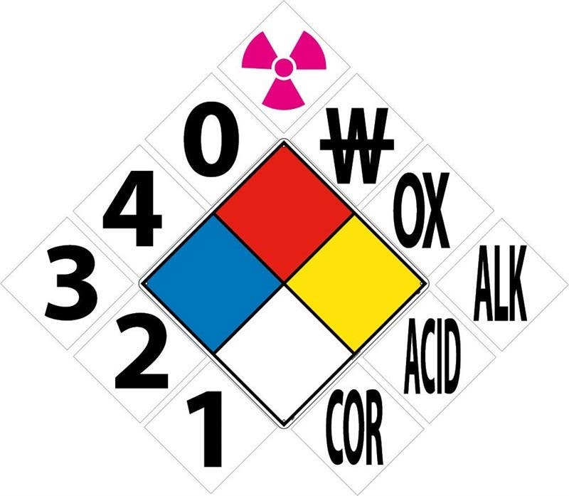 AccuformNMC NFPK9 Hazardous Materials Kit, 15.5" x 15.5", Standard Aluminum