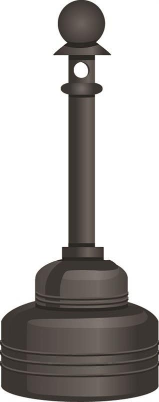 AccuformNMC OPM0100 5 Quart Safesmoker, Grey, 15.25" x 37.75"