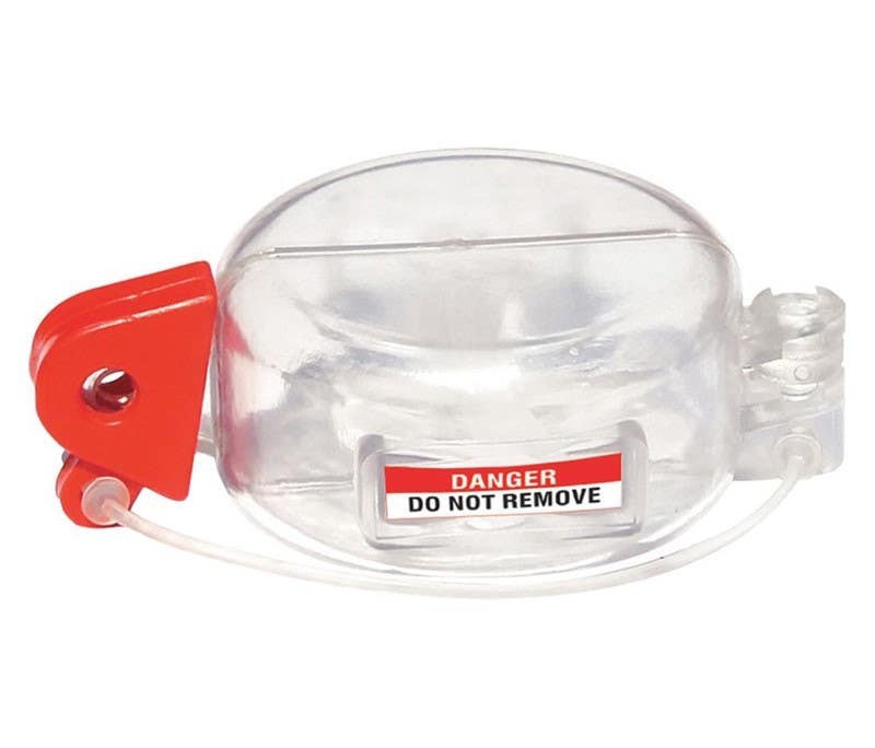 AccuformNMC PB01 Push Button Lockout, 2.25" x 4", Polyurethane