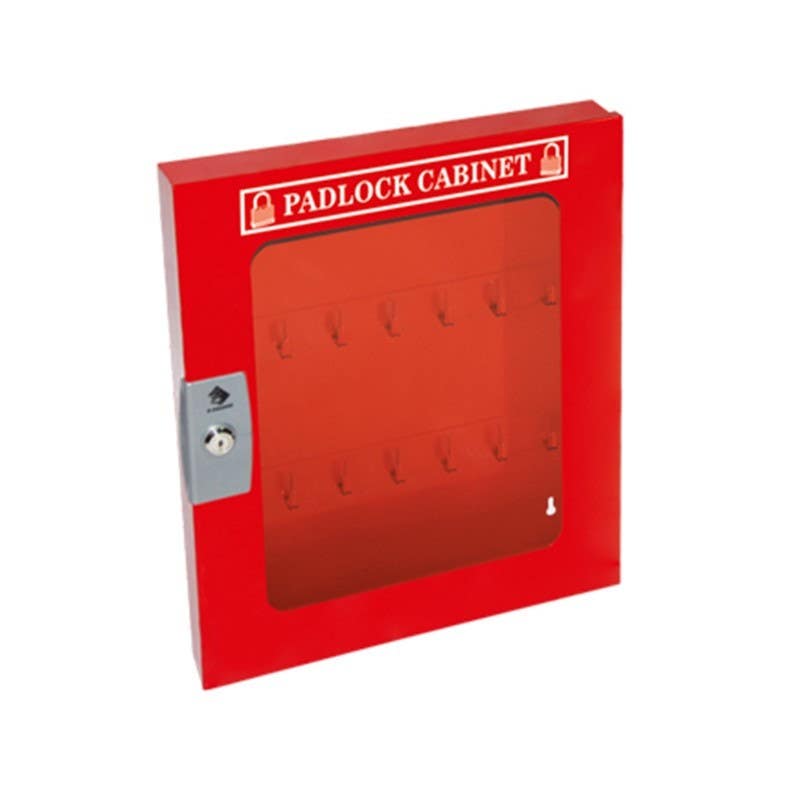 AccuformNMC PLC41 Padlock Cabinet, Clear Window, Stores 41 Padlocks