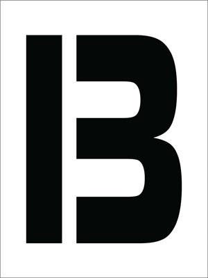 AccuformNMC FMS Individual Character Stencil, Letter