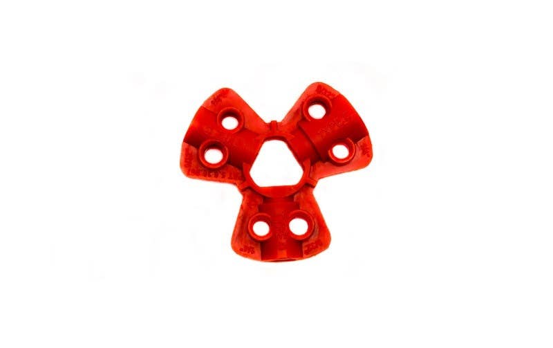 AccuformNMC PNE1 Pneumatic Lockout, Red, Fits 3 Sizes, 0.75"x3"