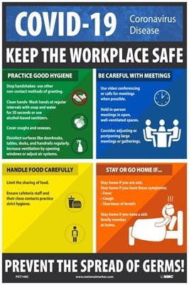 AccuformNMC PST Keep The Workplace Safe Poster