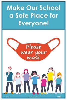 AccuformNMC PST Please Wear Your Mask Poster