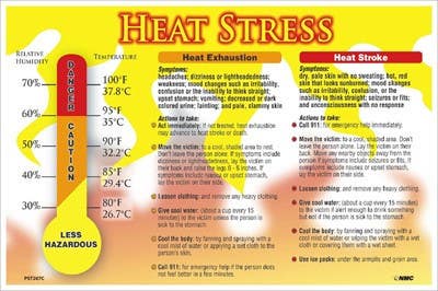 AccuformNMC PST Heat Stress Poster
