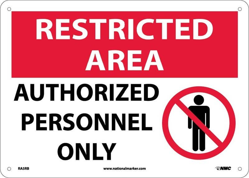 AccuformNMC MASE821 OSHA Notice Video Surveillance Sign, Video Surveillance In Use On These Premises, 10" x 14"