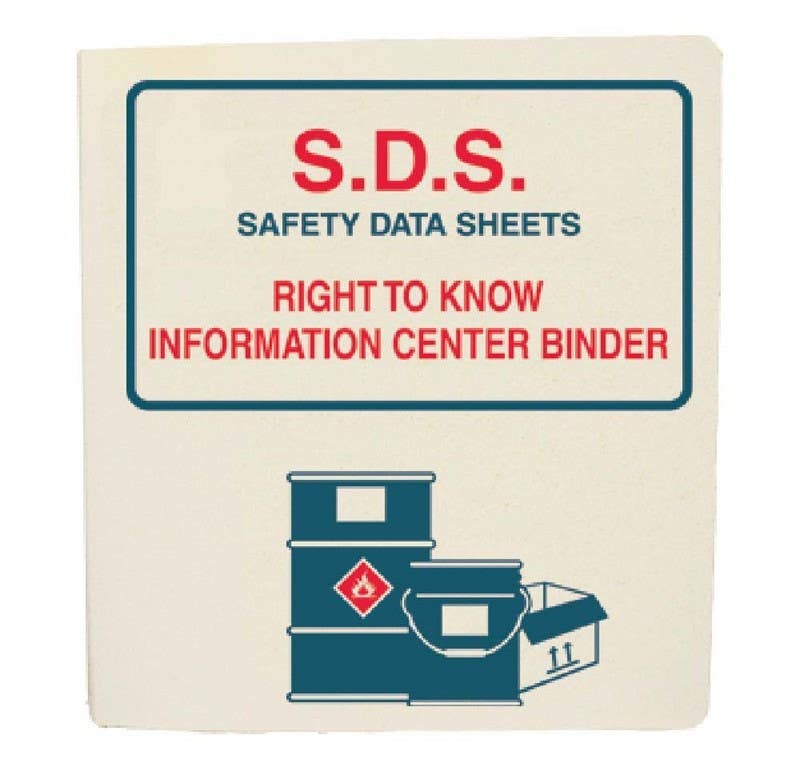 AccuformNMC ZRS SDS Binders and Signs, Plastic SDS Binders