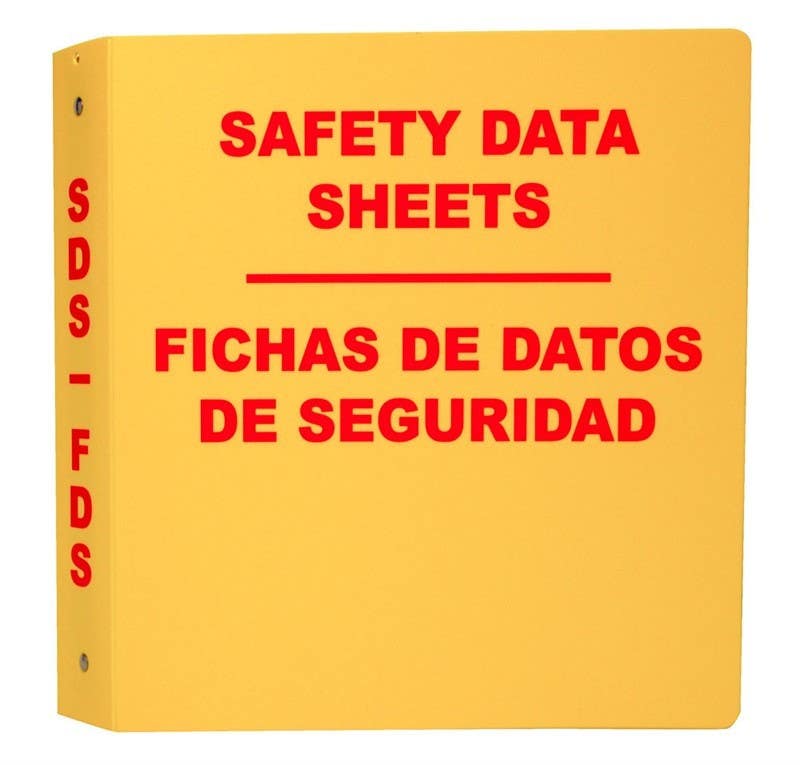 AccuformNMC SBZRS SDS Binders and Signs, Plastic SDS Binders