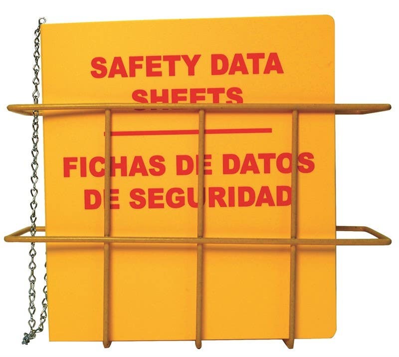 AccuformNMC RTK66BI Right To Know Center (Bilingual), Rack, Binder, Chain, Economy (No Backboard), 11.50" x 15"