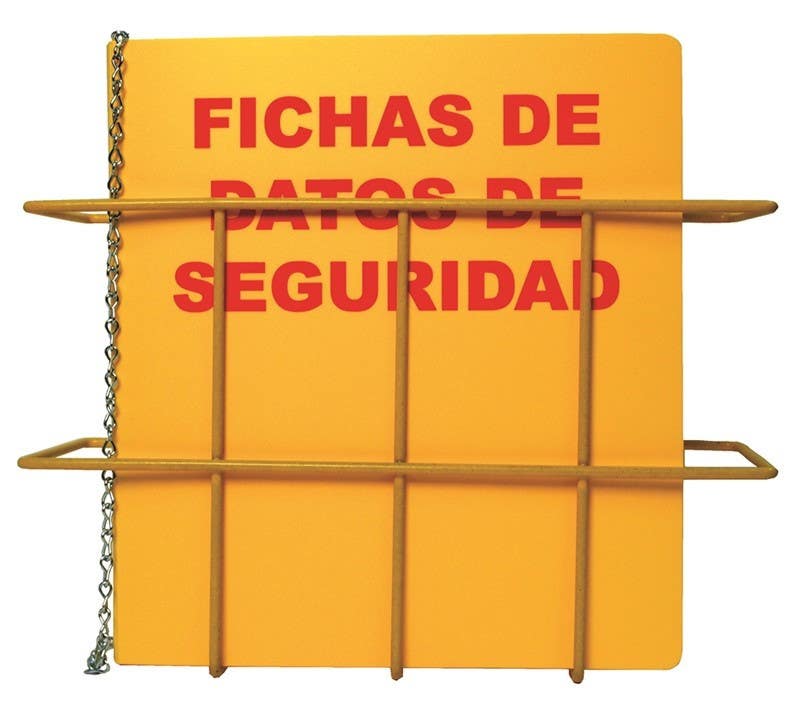 AccuformNMC RTK66SP Right To Know Center (Spanish), Rack, Binder, Chain, Economy (No Backboard), 11.50" x 15"