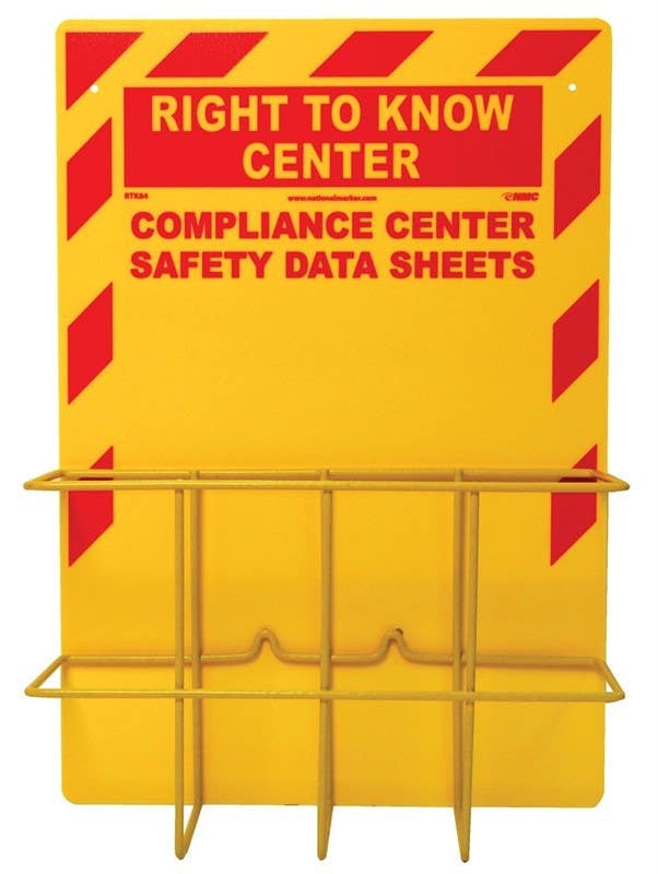 AccuformNMC ZRS313 Right-To-Know Center, Single Basket