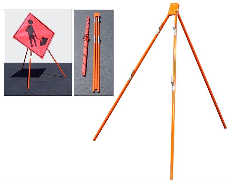 AccuformNMC RUTRI Tripod Stand, Roll Up & Rigid Signs