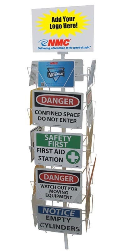AccuformNMC SDRK Sign Display Rack, 72" x 16"