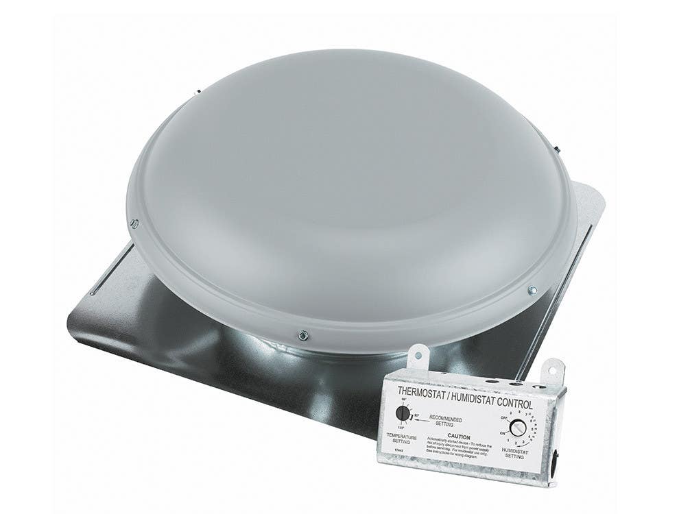 Air Vent Inc. 538 Roof-Mount Power Attic Ventilator, 1650-Sq. Ft.