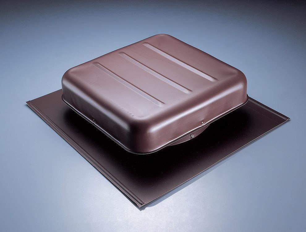 Air Vent Inc. 851 Square Roof Mounted Vent, Aluminum, 9-In. Diameter Opening