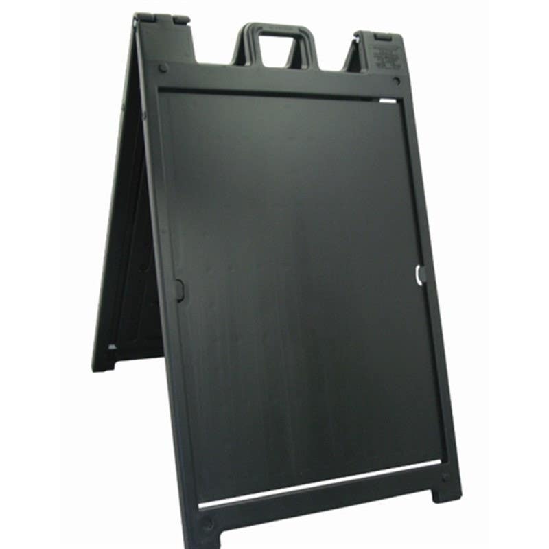 AccuformNMC SFS101 Deluxe Signicade Stand, 45" x 25" x 3", Black