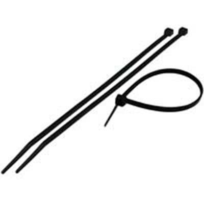 AccuformNMC SLF11-50 11" Black Cable Ties, 50/Pk