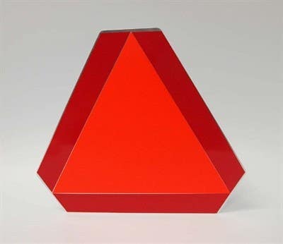 AccuformNMC SMV Slow Moving Vehicles Emblem, 14" x 16"