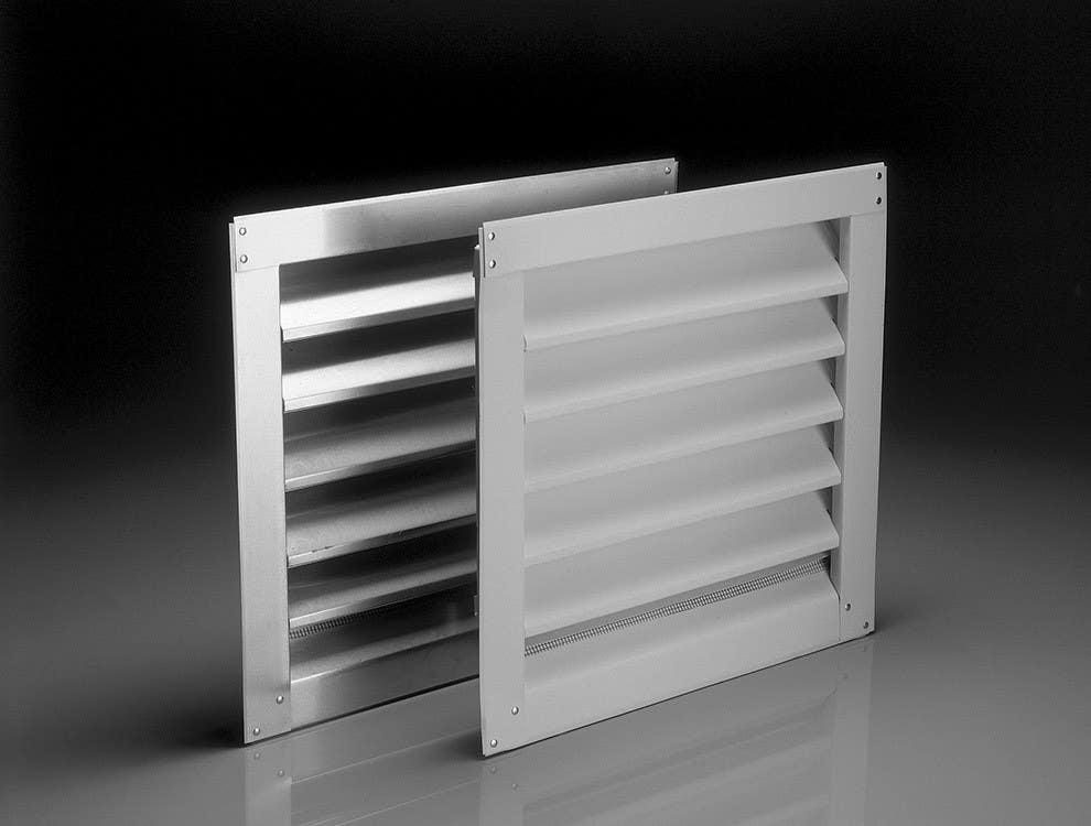 Air Vent Inc. 812 Aluminum Gable Louver Vent, White