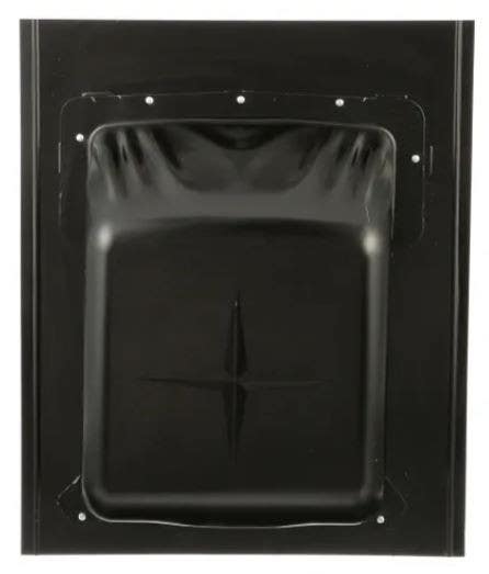 Air Vent Inc. RVG400G0 Slant-Back Roof Vent, Galvanized, Round, 7-1/2-In. Opening, Weatherwood Finish