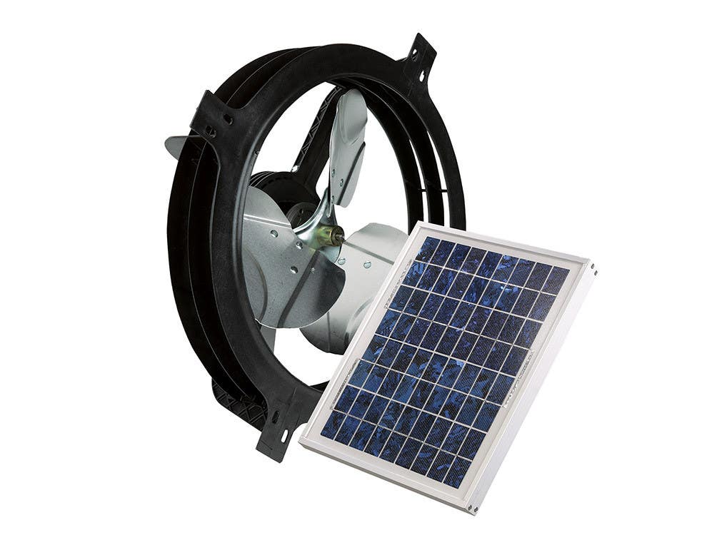 Air Vent Inc. 53560 Solar-Powered Gable Fan