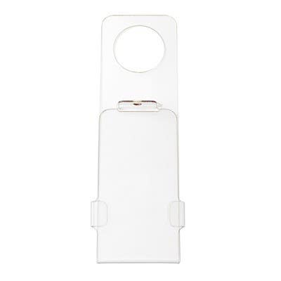 AccuformNMC STH1 Lockable Scaffold Tag Holder, 10" x 3", .063 Polycarbonate, Holds 6" x 3" Tag