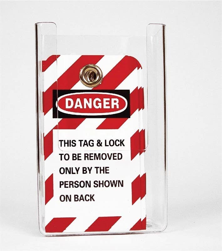 AccuformNMC TAC811 Tag Holder,  3/4" H x 3-5/8" W x 2" D